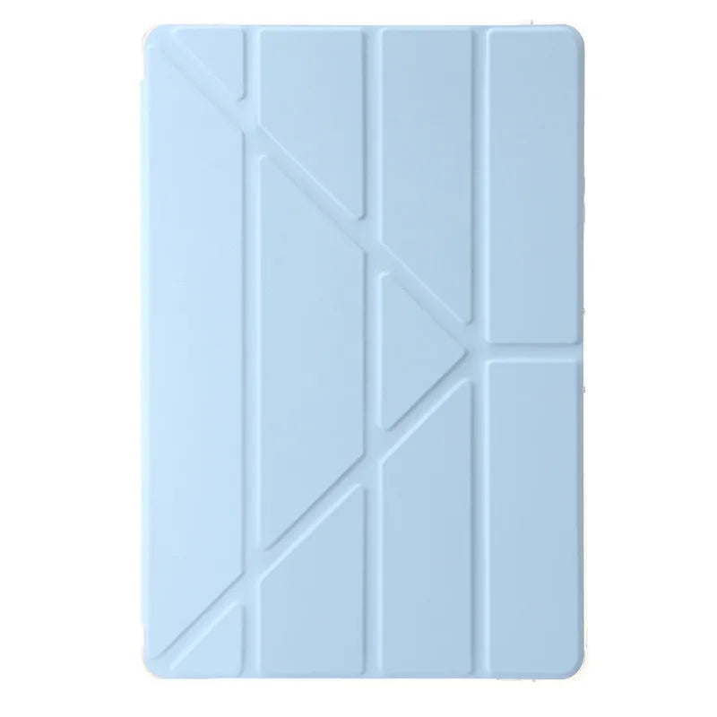 For Samsung Tab S9 Plus Case 12.4" Acrylic Clear Hard Back Stand Smart Cover For Galaxy Tab S9 FE S10 Plus Case With Pen Holder