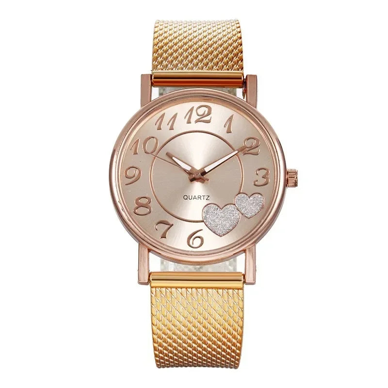 Women Fashion Simple Women Watch Strap Pin Buckle Ladies Quartz Wrist Watches