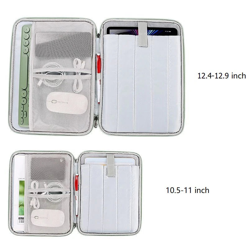 Tablet Sleeve Bag Samsung Galaxy Tab S9 S10 Plus 2024/S8/S7 11" S9+/S8 +/S7+FE 12.4''A9/A8/S7/A7/S6Lite 10.4 Pockets Pouch Funda
