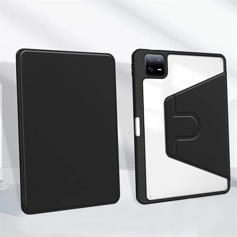 Shockproof Smart Case For Xiaoxin Pad 2024 11pro 12.7 2025 Funda Lenovo Tab M11 TB-330FU TB-331FC Rotation Cover With Pen holder
