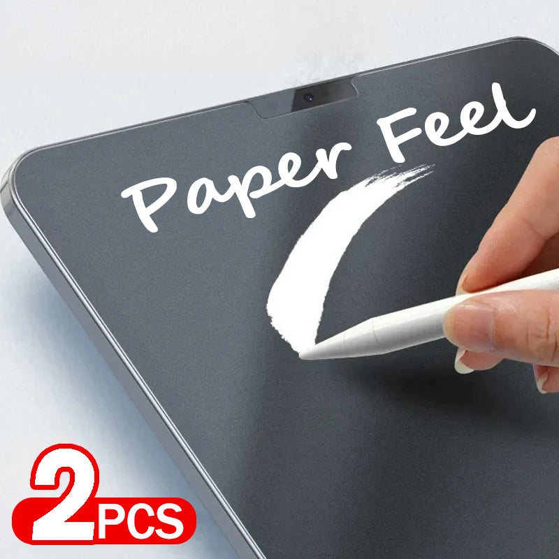 2Pcs/pack Paper Feel Screen Protector Painting Matte PET Film For iPad Pro 11 13 M4 12.9in Air Mini 8th 9th 10th Gen 9.7 10.9