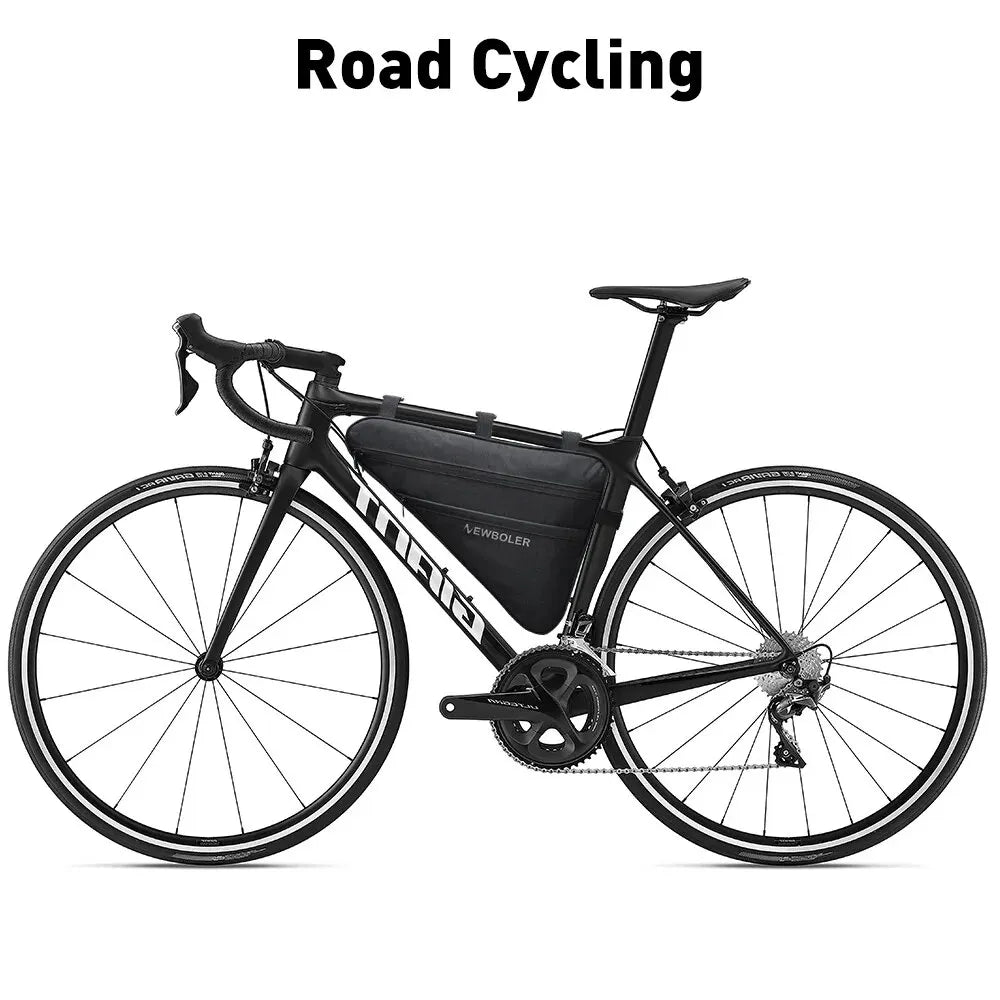 NEWBOLER Large Bicycle Triangle Bag Bike Frame Front Tube Bag Waterproof Cycling Bag Pannier Ebike Tool Bag Accessories