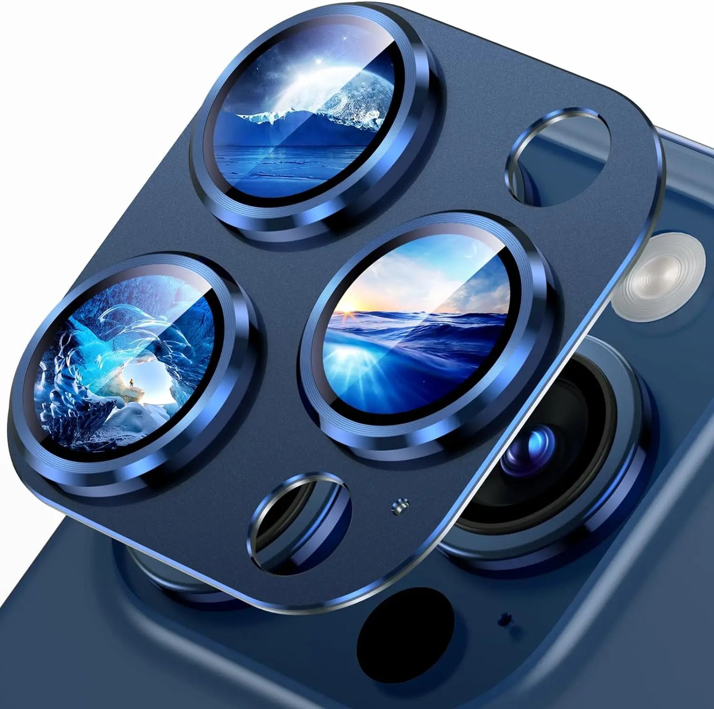 Metal Tempered Glass Camera Lens Protector Cover For iPhone 15 Pro Max 14 Plus 13 Mini 15Pro 14Pro Protection Phone Accessories