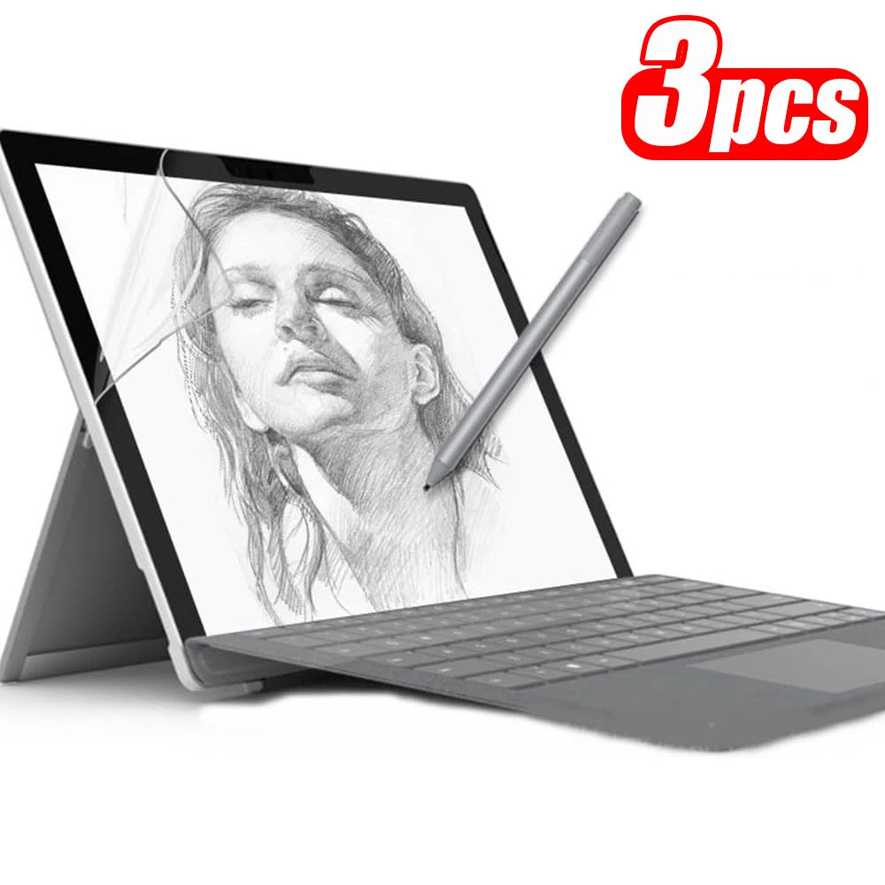3pcs Matte Paper Screen Protector For Microsoft Surface Pro 8 9 10 11 X 4 5 6 7 13 Anti-Reflective Writing Drawing Like On Paper
