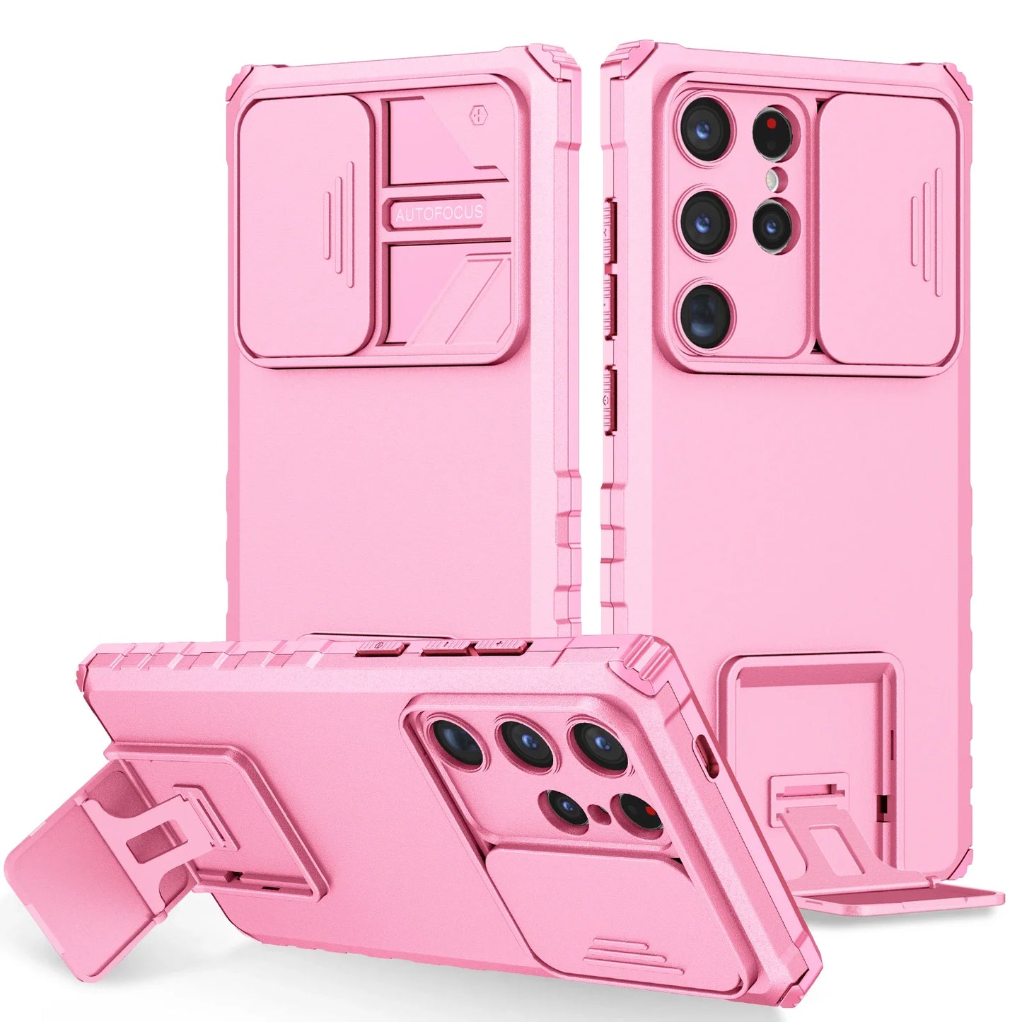 For Samsung S25 Ultra S24 S23 FE S22 S21 A56 A36 A16 A55 A35 A15 A14 A54 A34 Armor Case for Samsung Galaxy S24 Ultra Plus Cases