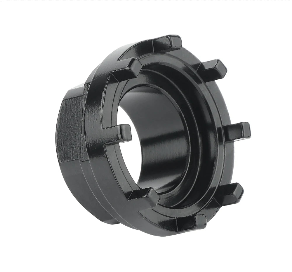 Eight Notch Tool Bicycle Drive-side Bottom Bracket ISIS BB Cups Install e-Bike 8 Teeth Fitting Chainring Lockring Removal Sleeve