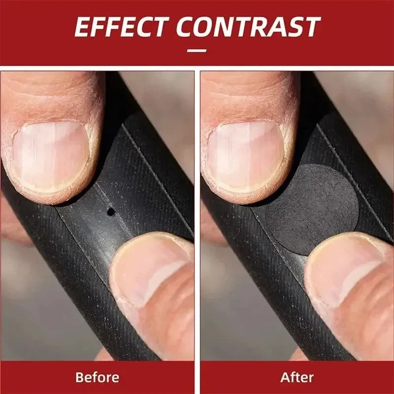 50pcs Bicycle Glue-free Tire Patches Round Square Rubber Quick Repairing Tyre Patch Tool Portable Tire Puncture Repair Patch