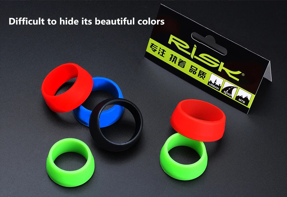 Risk 1Pc Cycling Silicone Waterproof Mountain Bike Seatpost Protective Bicycle Seat Post Rubber Ring Dust Cover