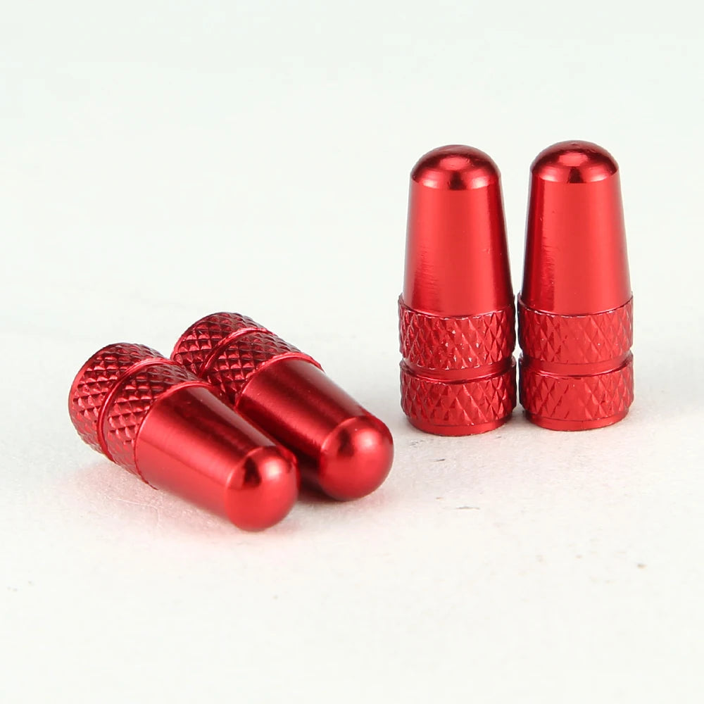 4Pcs/Set Aluminum Alloy Road MTB Track Racing Bike Tube Tyre Bicycle Tire Wheel French Valve cap Presta AIR Valve Caps