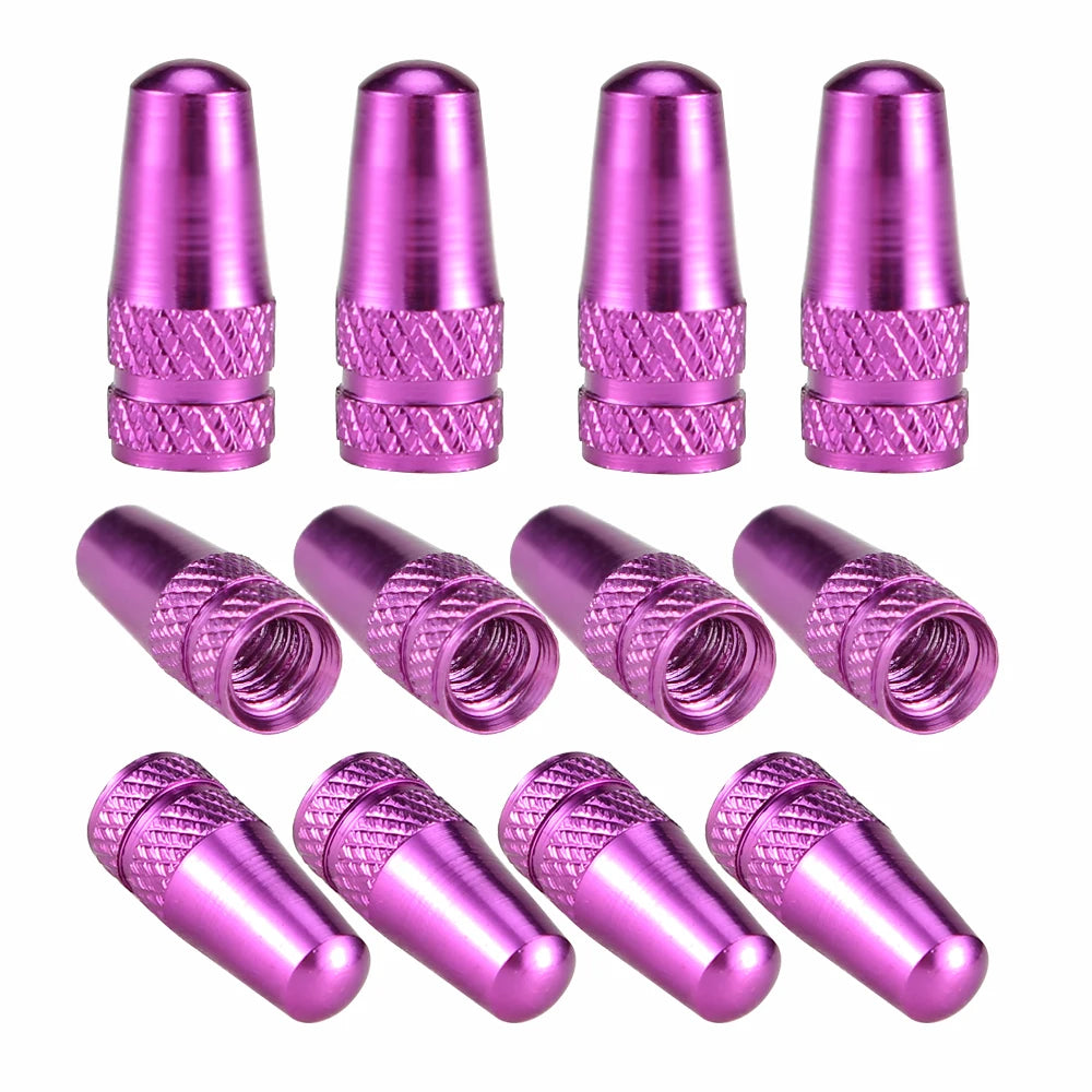 4Pcs/Set Aluminum Alloy Road MTB Track Racing Bike Tube Tyre Bicycle Tire Wheel French Valve cap Presta AIR Valve Caps