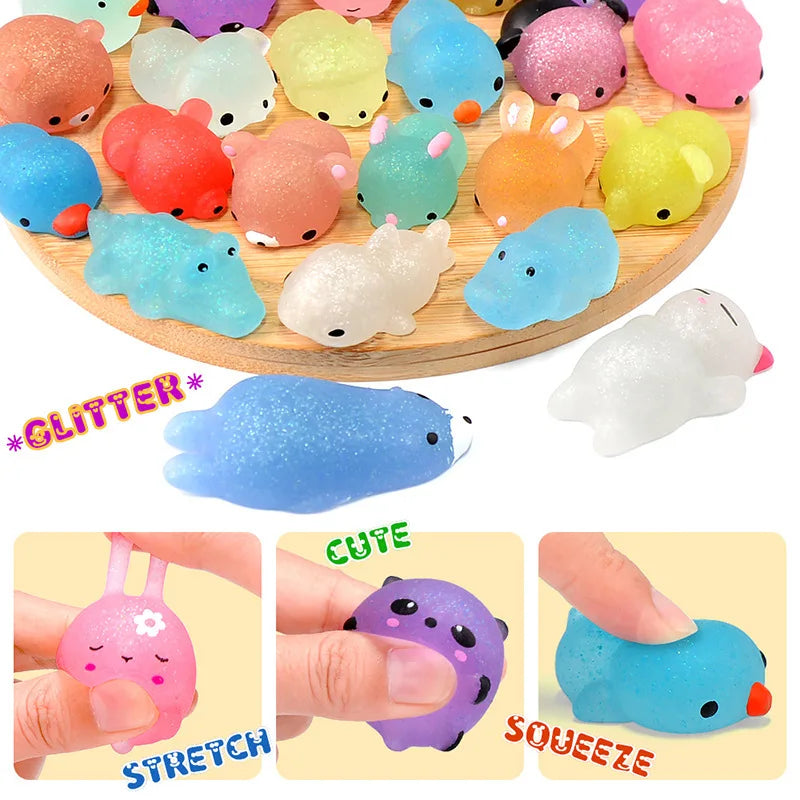 Mochi Squishies Kawaii Anima Squishy Toys For Kids Antistress Ball Squeeze Party Favors Stress Relief Toys For Birthday
