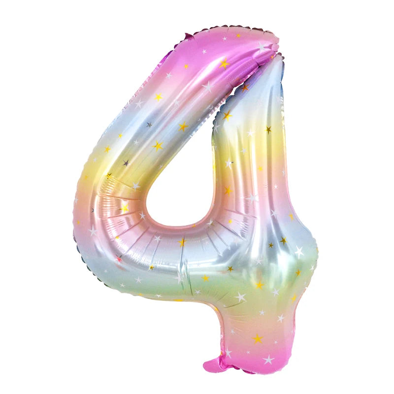 Large Standing Unicorn Foil Balloons for Kids Girls Unicorn Birthday Party Decoration Elephant Animal Balloon Baby Shower Favors