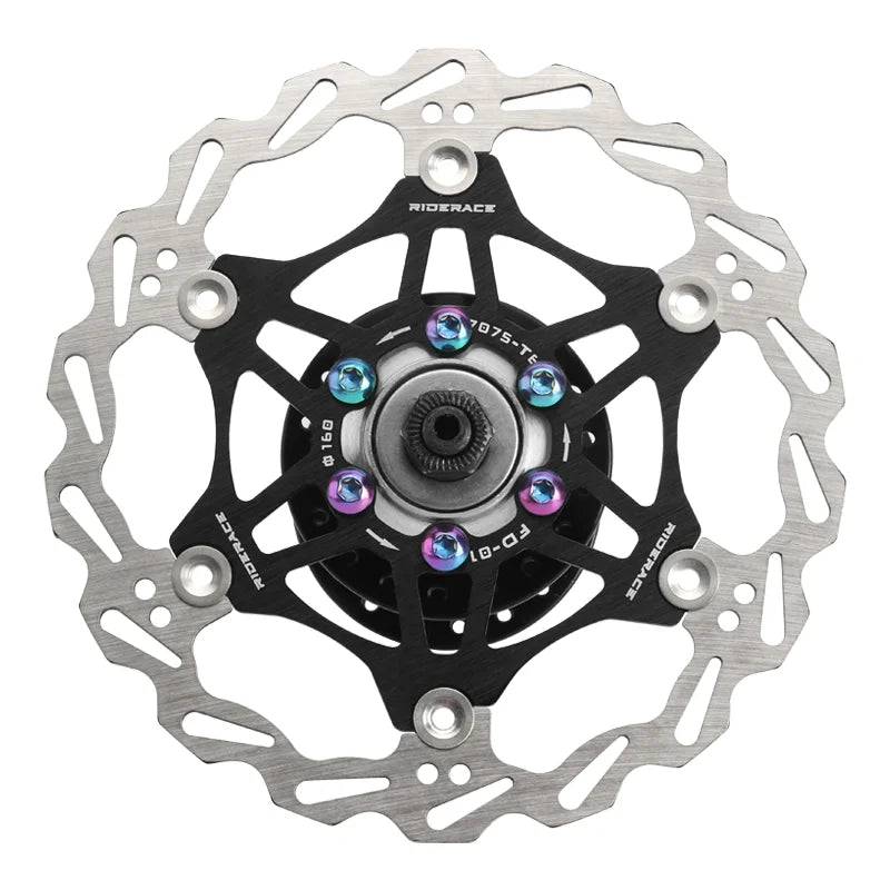 12Pcs Bicycle Disc Brake Screw M5X10mm T25 Plating Titanium Colorful MTB Bike Color Non-slip Disc Screw Cycling Accessories