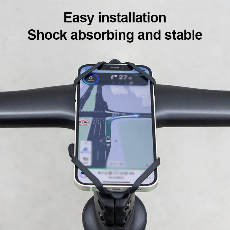 GUB Bicycle Dragonfly P9 Cell Phone Holder Road Bike MTB Silicone Mobile Phone Holder Normal Shaped Handlebar Universal