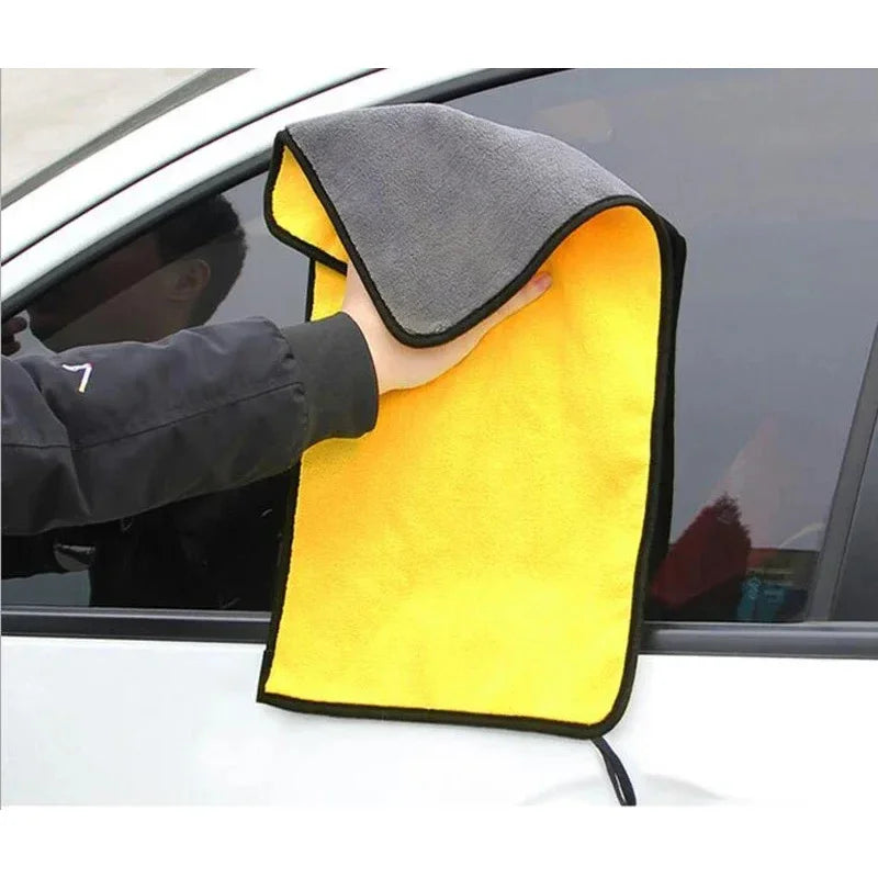 Microfiber Car Cleaning Towels Car Wash Drying Cloth Hemming Microfiber Towel Care Wash Cloth Car Detailing Accessories