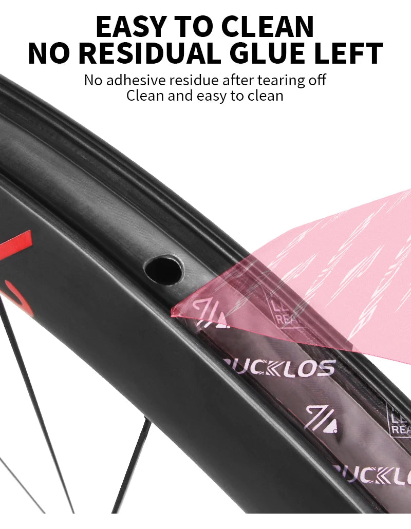 BUCKLOS MTB Bicycle Tubeless Rim Tapes 10M MTB Tire Liner Vacuum Tire Pad 17-35MM Road Bike Rim Tape Strips Cycling Wheel