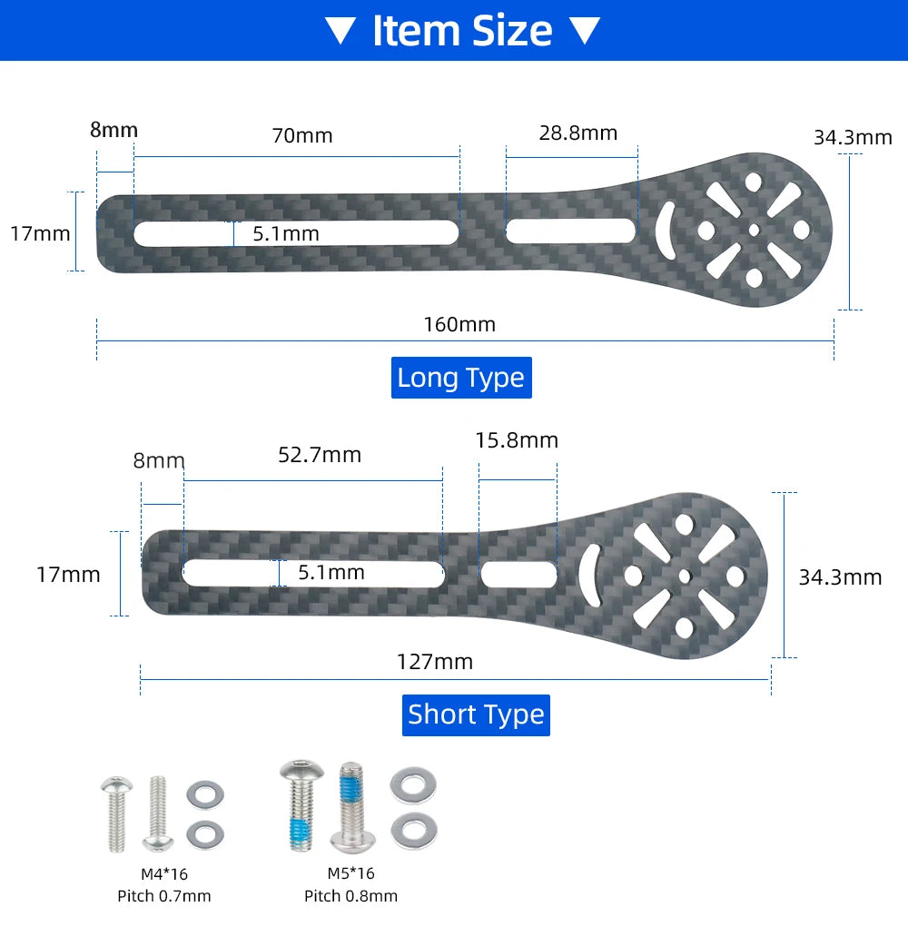 Bicycle Integrated Handlebar Computer Bracket for Garmin Bryton Wahoo Road Bike Speedometer Headlight Carbon Fiber Mount Stand
