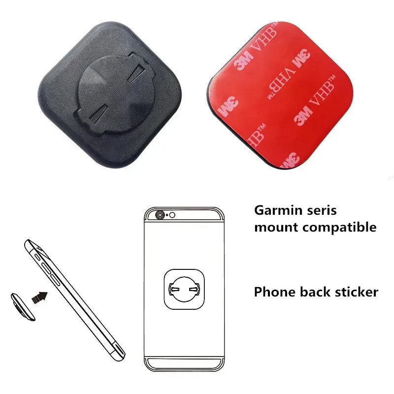 Bicycle Computer Bracket Back Patch Sticker For Garmin Bike Mobile Phone Computer GPS Speedometer Mount Bracket Cycling Parts