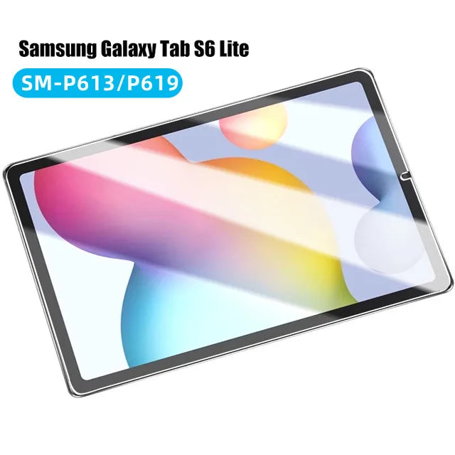 Tempered Glass film For Samsung Galaxy Tab S6 Lite 2022 SM-P613 P619 Screen Protector for Galaxy Tab S6 Lite 10.4" SM-P610 P615