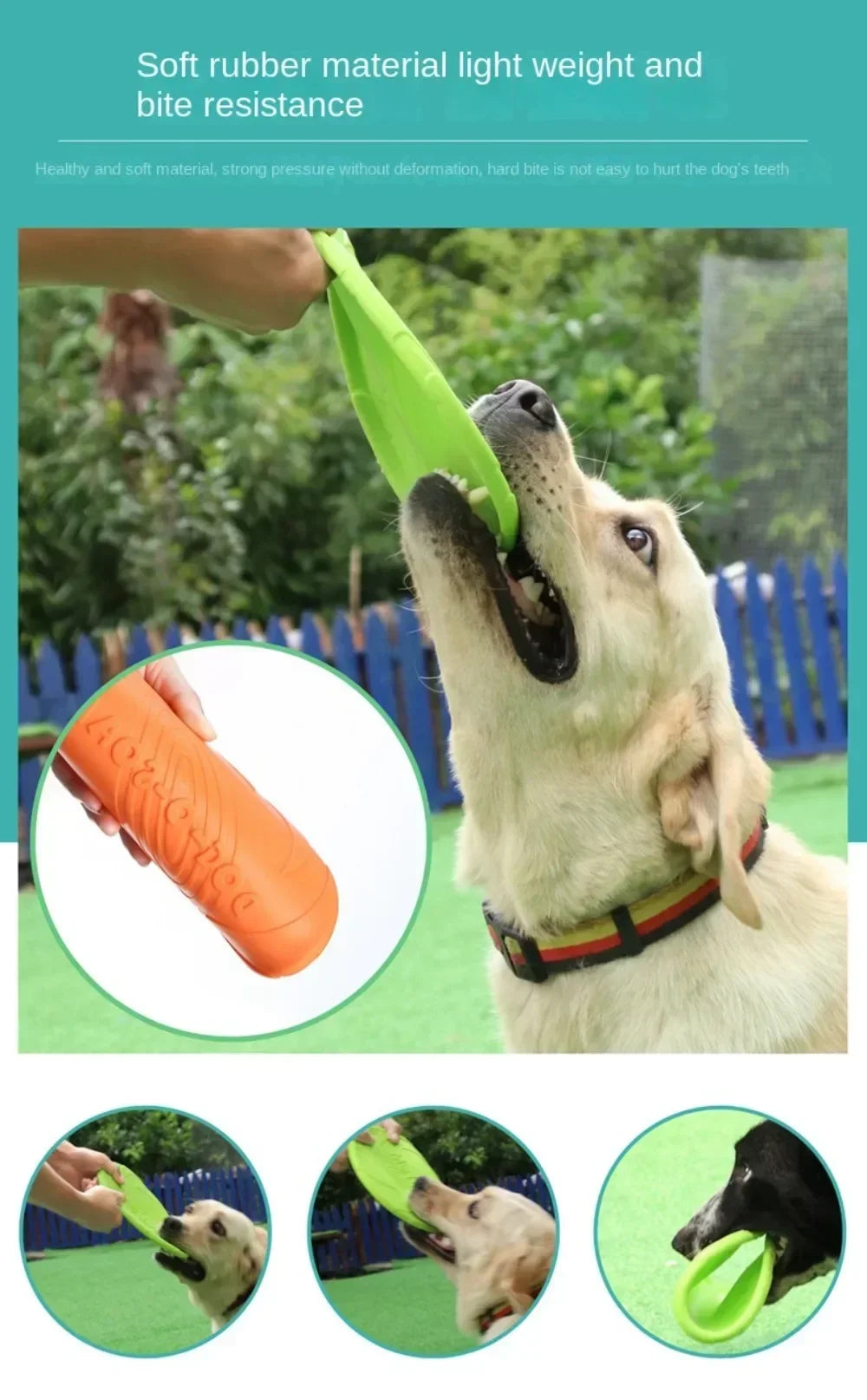 Multicolor Frisbeed Dog Toy Fashion Pet Dog Silicone Game Flying Discs Trainning Interactive Toys Pet Supplies Flying Disc