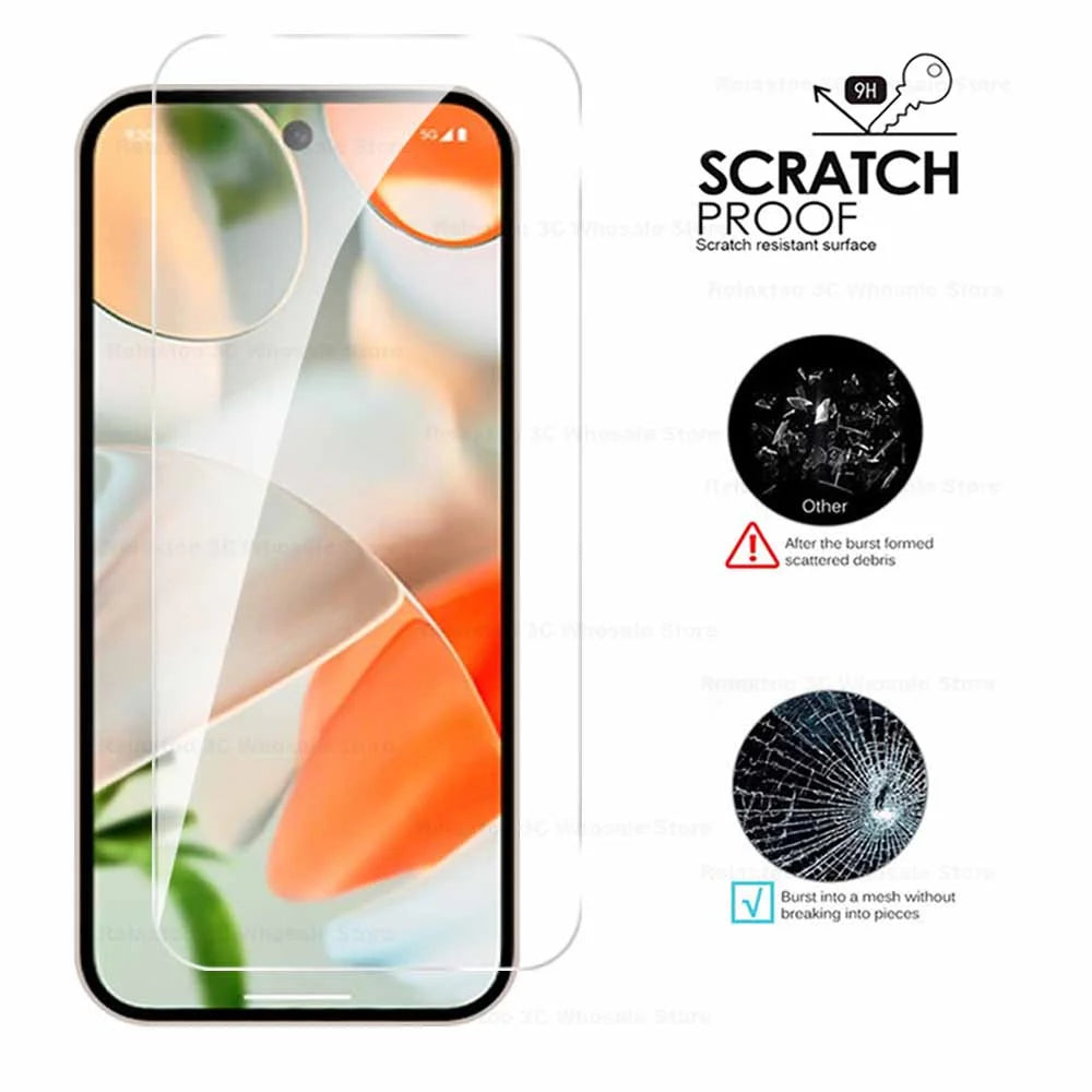 For Google Pixel 9 Pro XL 8a 8 7a 6A 6 6Pro 2PCS Tempered Glass Screen Protector Pixel7 A Pixel9 Pixel 9Pro 8Pro Protecive Glass