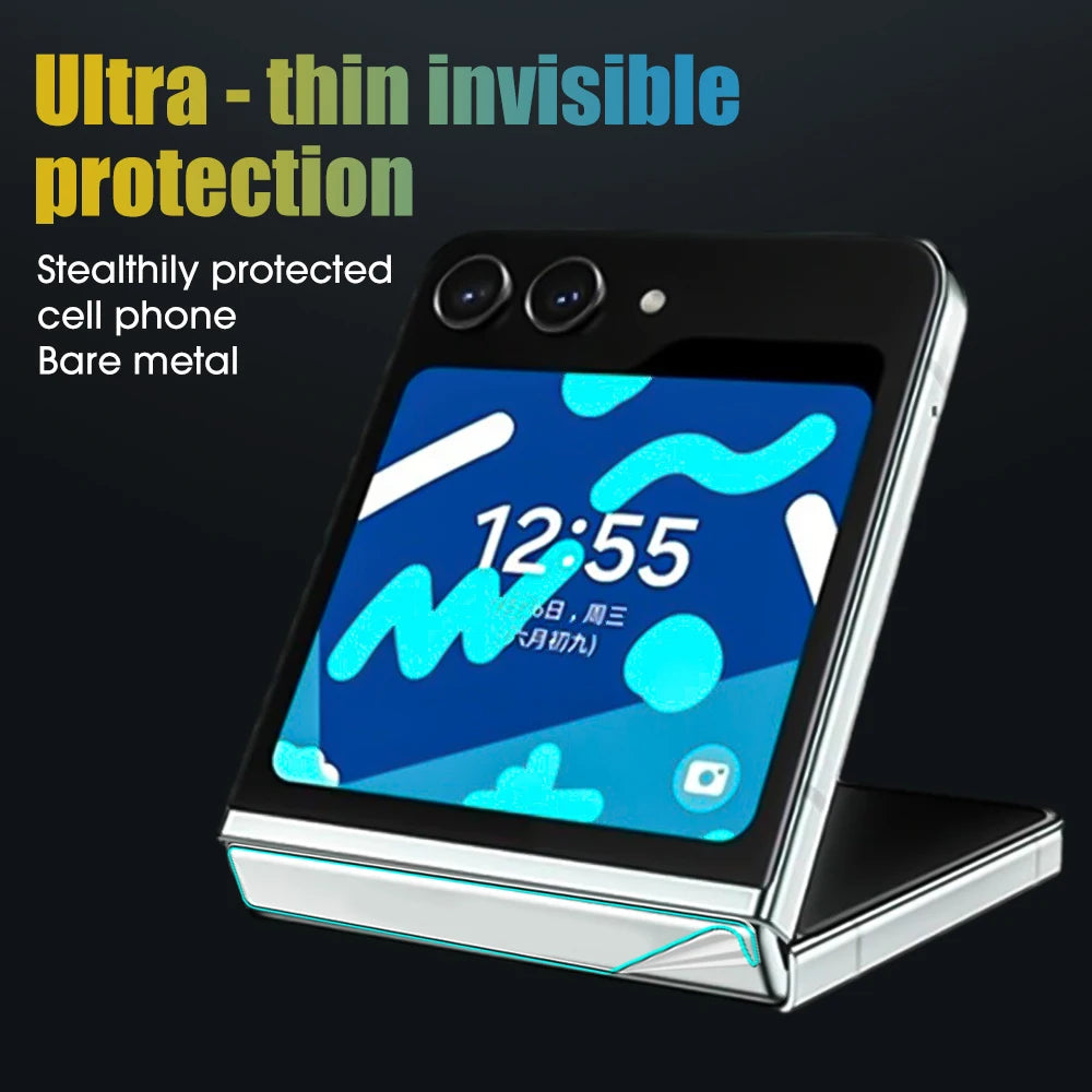 5/1Pcs Hinge Protector Film For Samsung Galaxy Z Flip 5 6/Fold 5 6 Anti-Scratch Protective Border Sticker ZFlip6 Hydrogel Films
