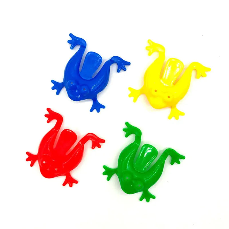 10-20Pcs Jumping Frog Bounce Fidget Toys For Kids Novelty Assorted Stress Reliever Toys For Children Birthday Gift Party Favor