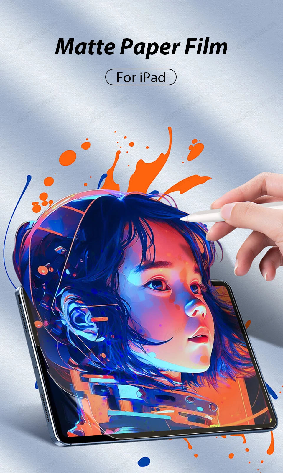 Like Paper Film For iPad Pro 13 11 12.9 6th M4 M2 10 9 9th 10th Generation 10.9 Air 5 4 3 Mini 6 10.2 Screen Protector Paperfeel