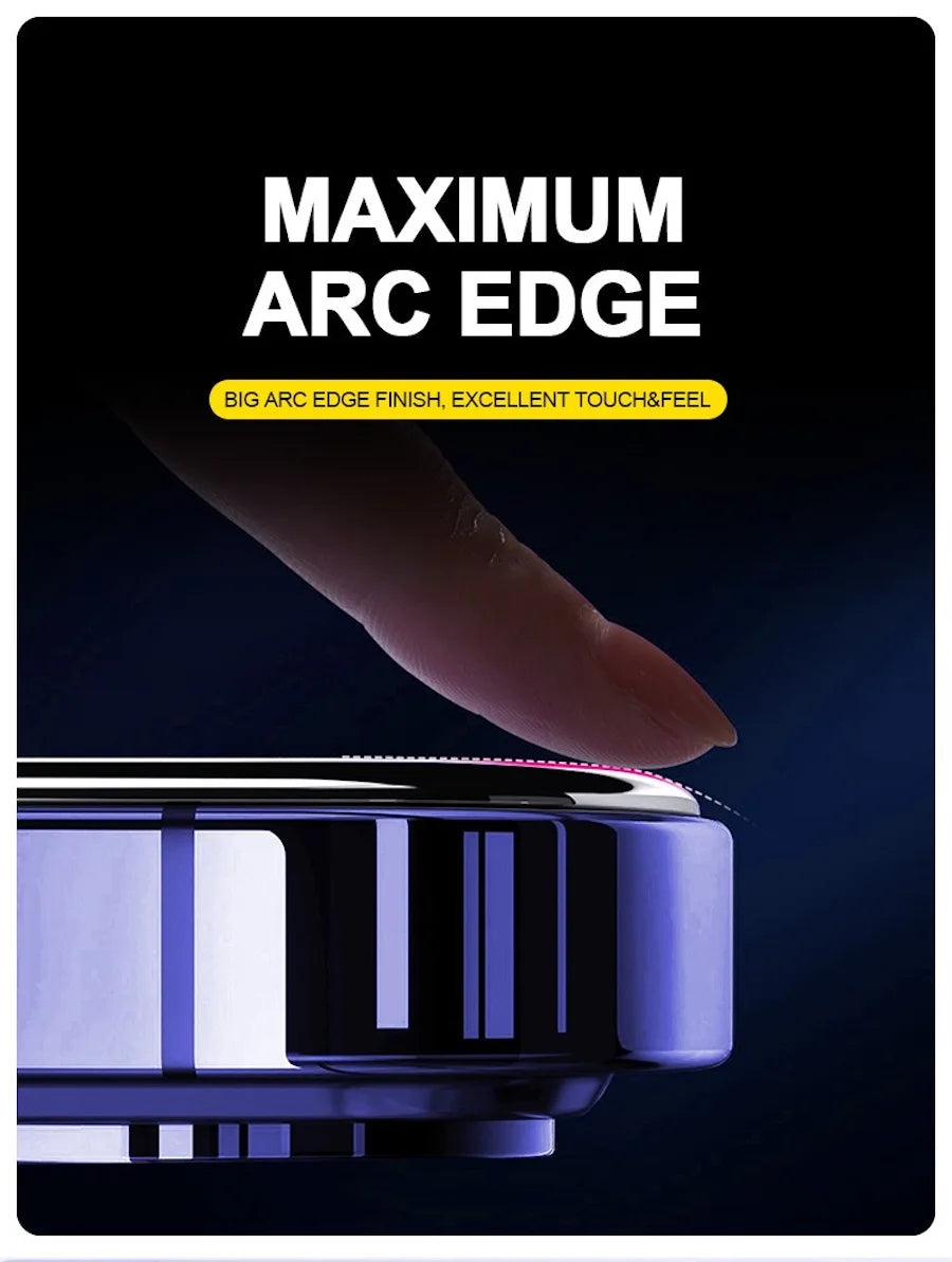 2-3Pcs For Google Pixel 9 Pro XL 8 8A 4G 5G Screen Protector Fingerprint Toughened Glass Accessories No Dust Bubbles Easy Kit