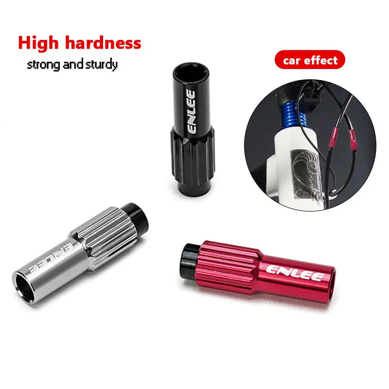 ENLEE 1 Pairs Bicycle Adjustable Derailleur Regulator Screws Aluminum Alloy Fine Bike Brake Shift Cable Adjuster Bolt