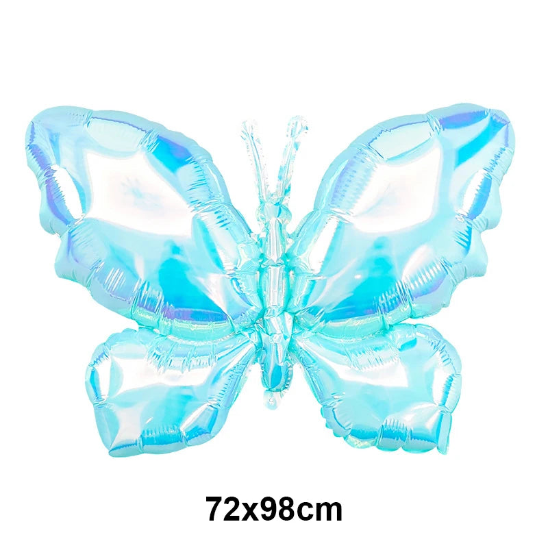 Large Butterfly Aluminum Foil Balloons Butterfly Helium Air Globos Birthday Party Decorations Baby Shower Kids Toy Photo Props
