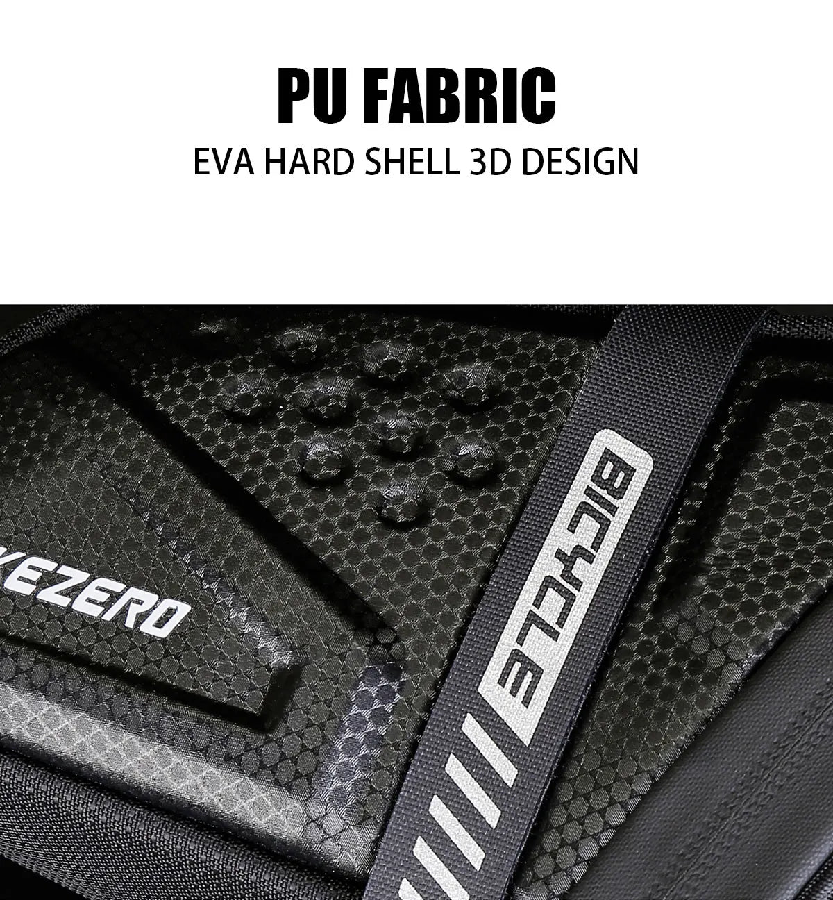 TAKEZERO TZ07 Bicycle Tail Bag Saddle Bag Mountain Bike EVA Hard Shell Road Bike Rear Bag Riding Equipment Accessories