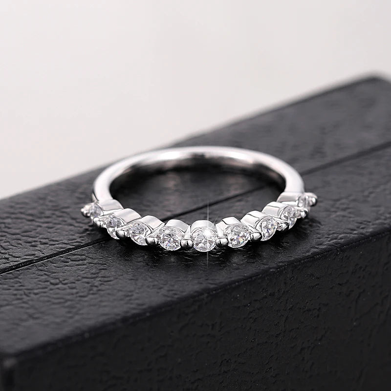 Cubic Zirconia Thin Rings for Women Wedding Engagement Accessories Minimalist Female Rings Statement Jewelry Drop Ship