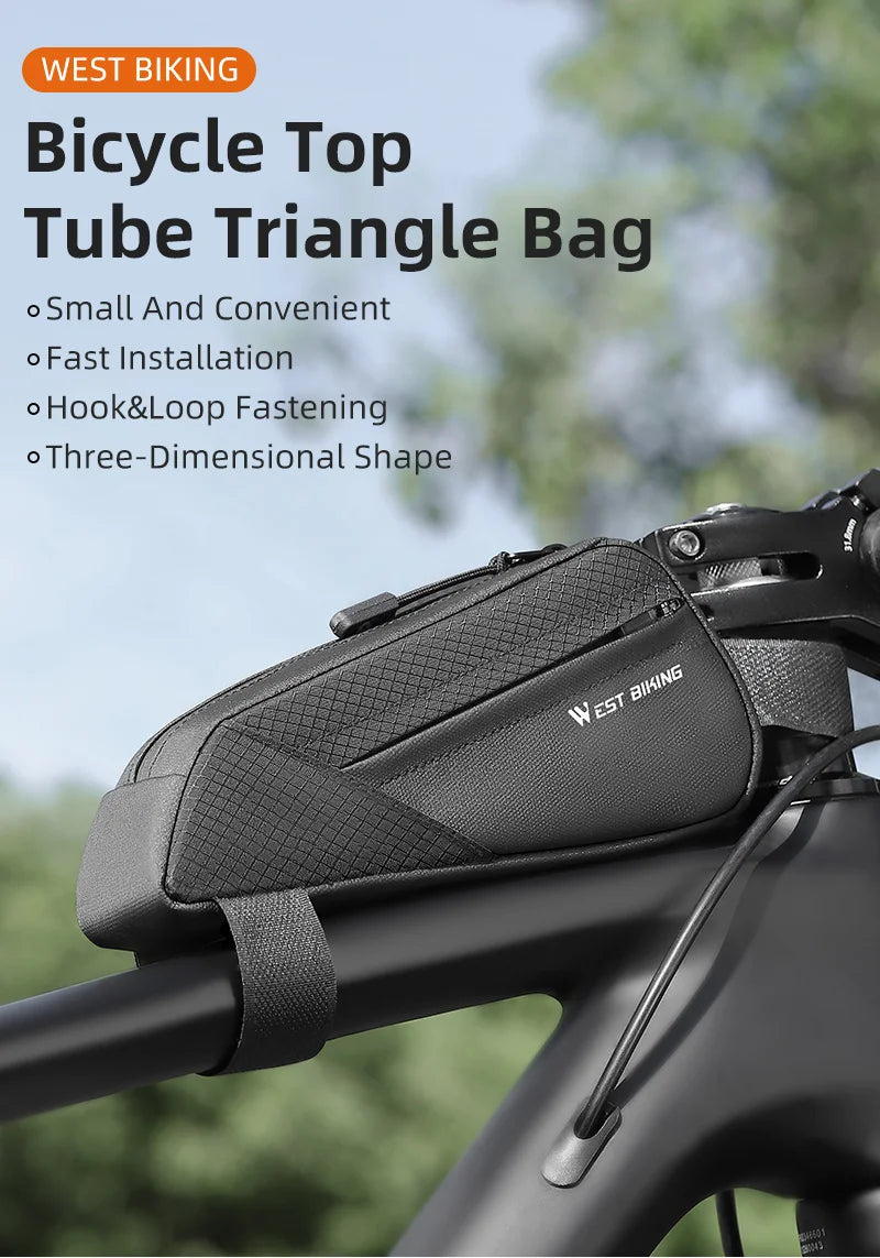 Bike Bag Ultralight Top Front Tube Frame Triangle Bag Mini Size Portable Water Repellent MTB Road Bicycle Bag Pannier