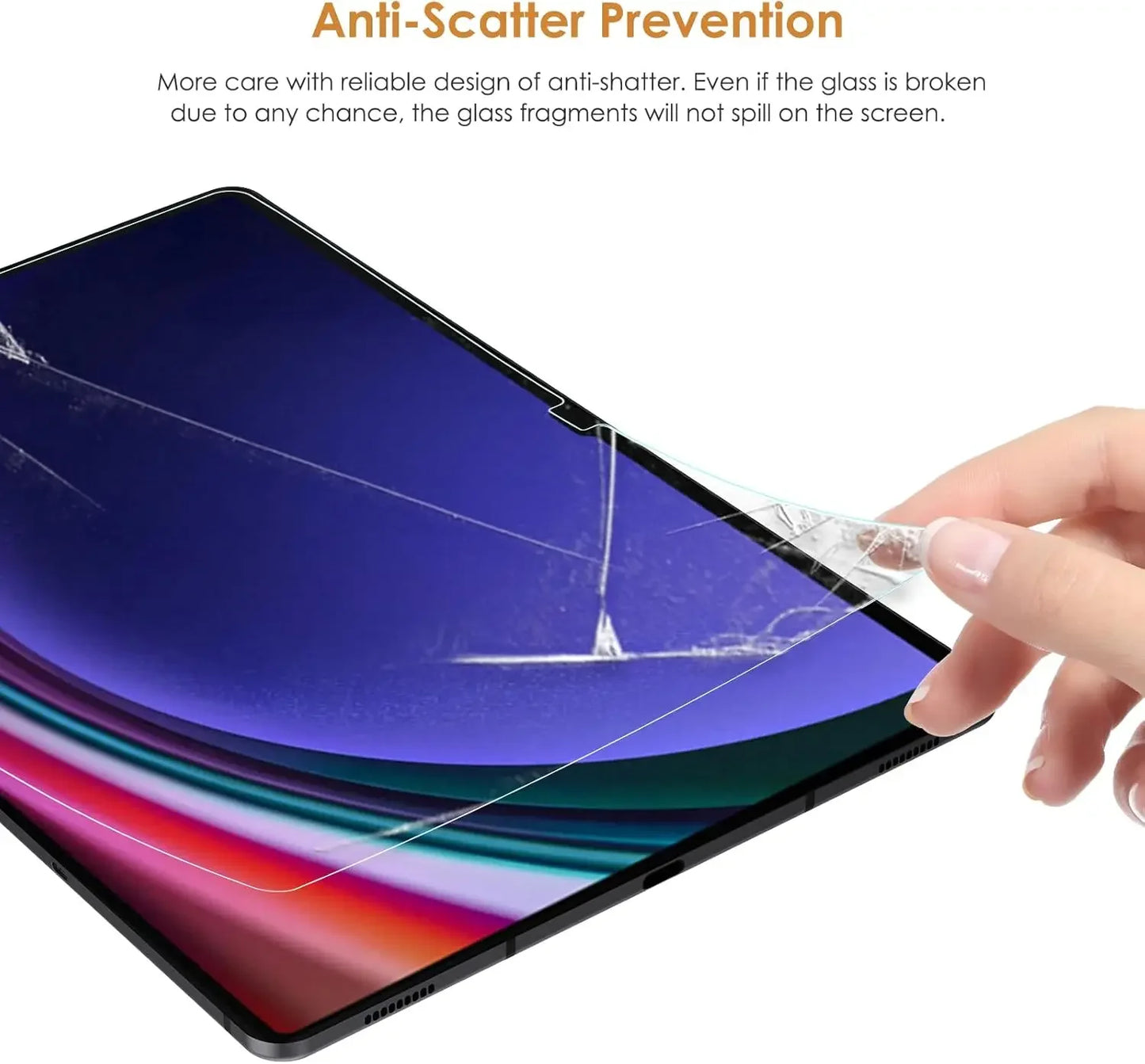 3 Pack Screen Protector for Samsung Galaxy Tab S10 Plus Ultra Tempered Glass Film Anti-Scratch for Galaxy Tab S10 2024 Flims