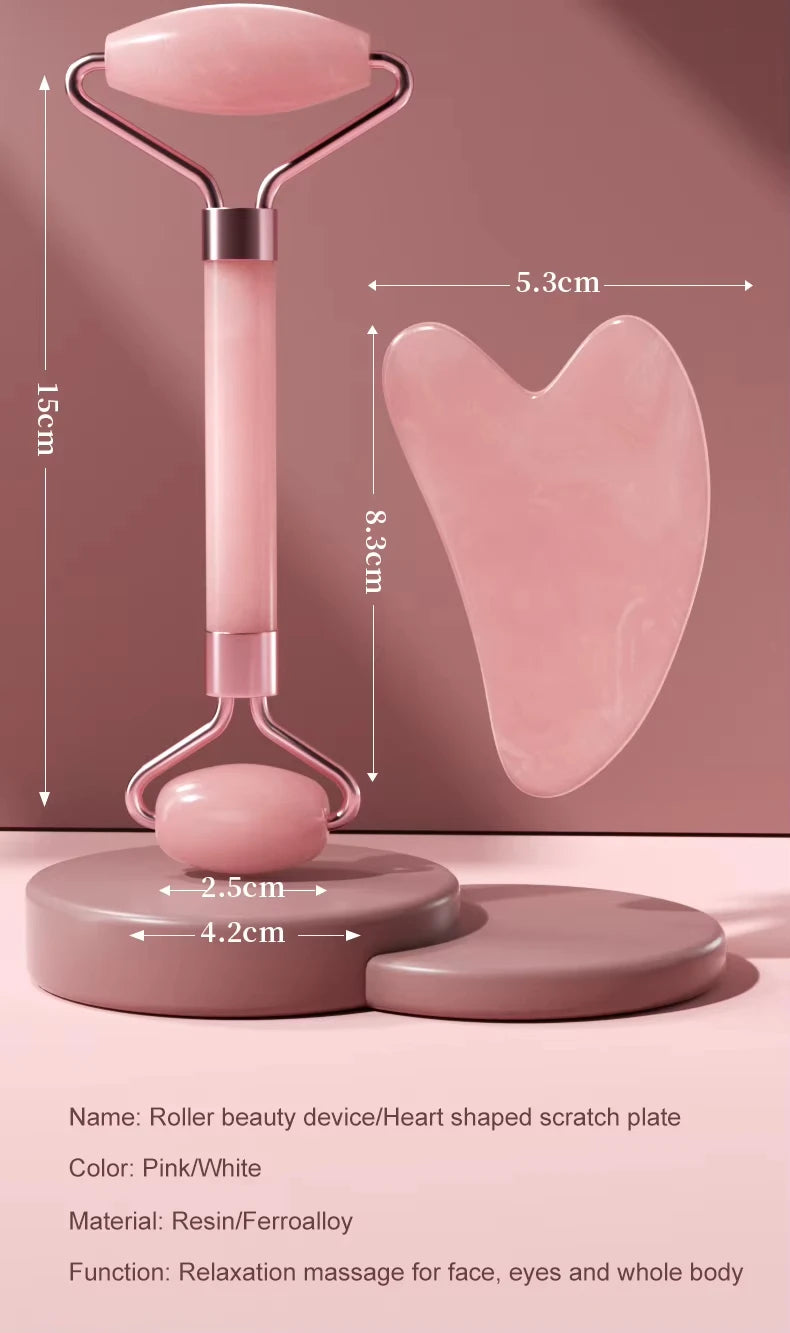 Roller for Face Neck Eye Resin Facial Massage Instrument Health Care Scraping Board Musclee Beauty Skincare Tools