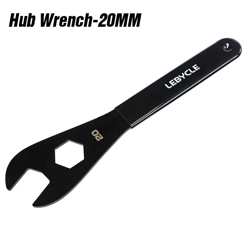 LEBYCLE MTB Bicycle Hub Cone Wrench 13 14 15 16 17 18 19 20mm Open Hub Wrench Road Bike Wheel Pedal Repair Tool