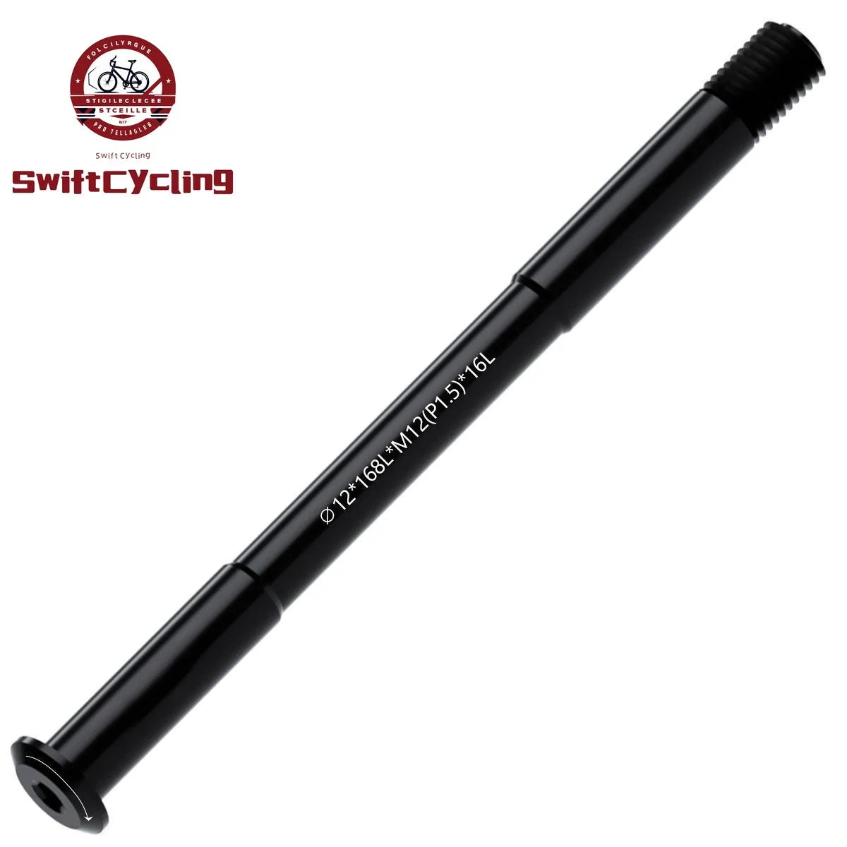 Swift MTB Road Bike Thru Axle Front Fork Shaft Skewers M12xP1.0/1.5/ 12x142/148 Bicycle Quick Release Skewer Wheel Accessories