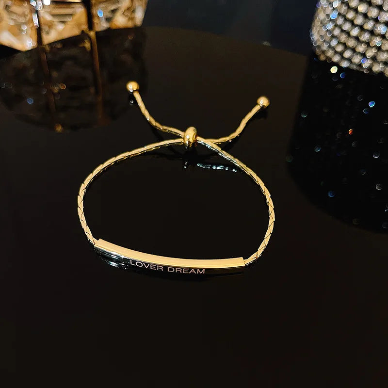 Full of Rhinestone Stainless Steel Bracelet For Women 2022 New Designer Shiny Luxury Zircon Adjustable Bracelets Jewelry Gift