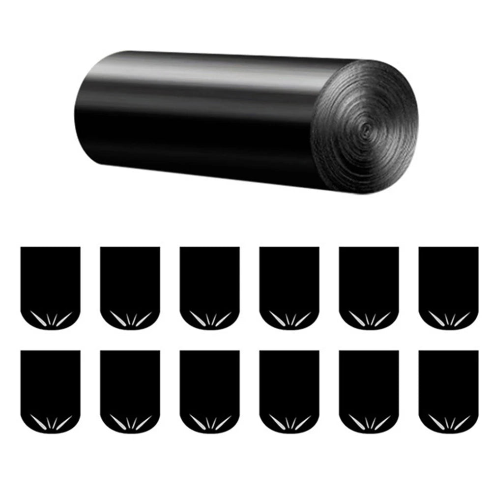 1 Roll 12pcs Outdoor Folding Toilet Garbage Bag Environmentally Friendly Biodegradable Garbage Bags Camping Travel Supplies