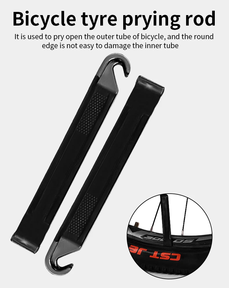 Portable Bike Tool Set Fast Repair Road Bicycle Tire Repair Tool Kit Multi-Purpose Emergency Tire Repair