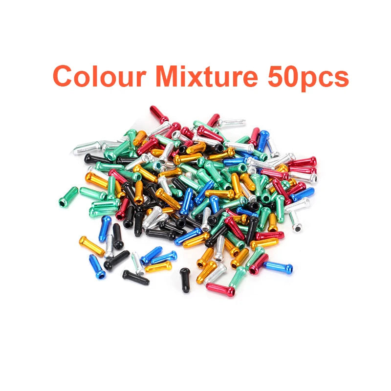 Bicycle Cable End Caps Bike Wire End Caps Brake Derailleur Shifter Cable Tips Crimps MTB Bike Bicycle Accessories