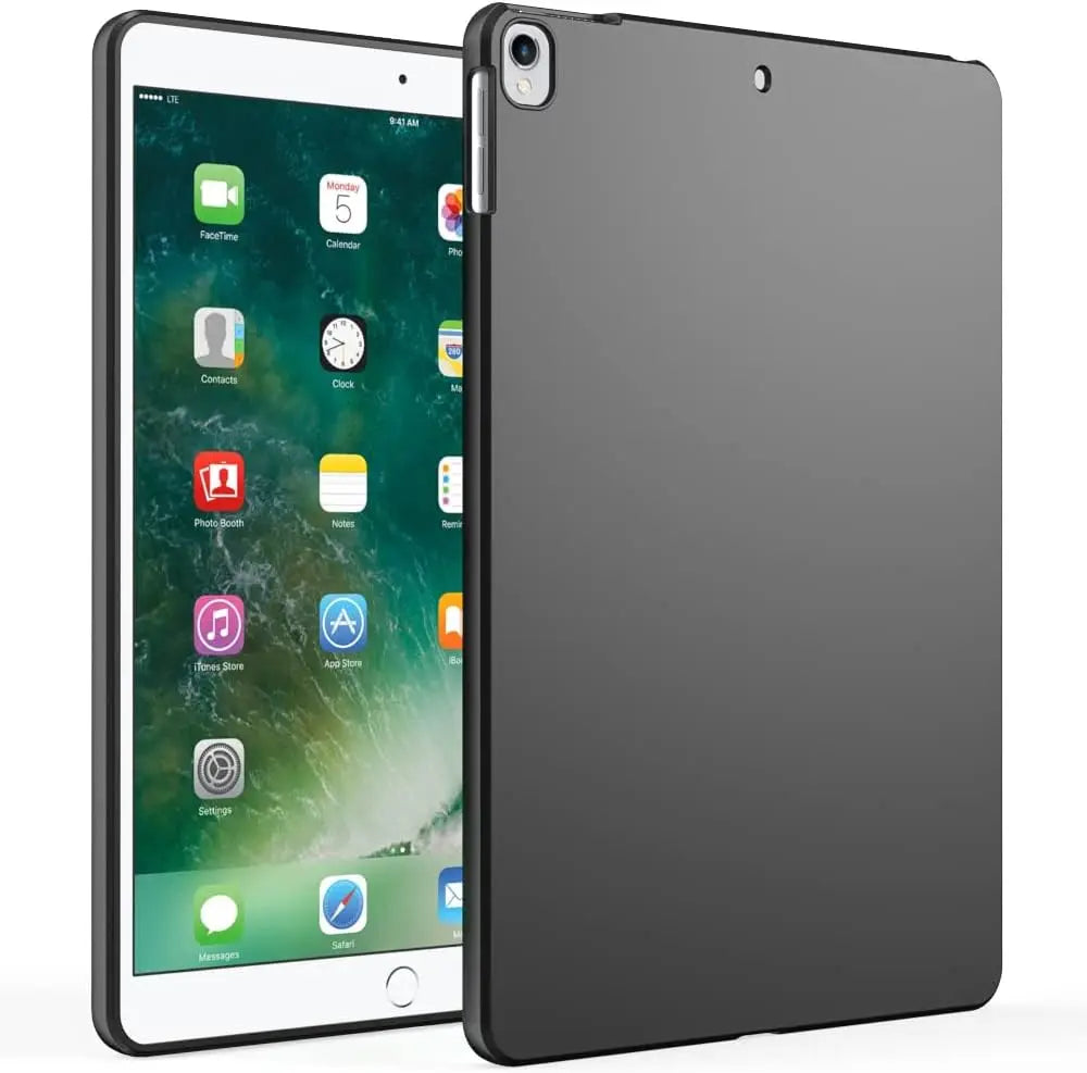 Silicone Tablet Case For iPad Air 5 4 mini 2 3 4 ipad 5 6 7 8 9 10 Gen Pro 11'' 12.9'' Flexible Soft TPU Black Shell Back Cover