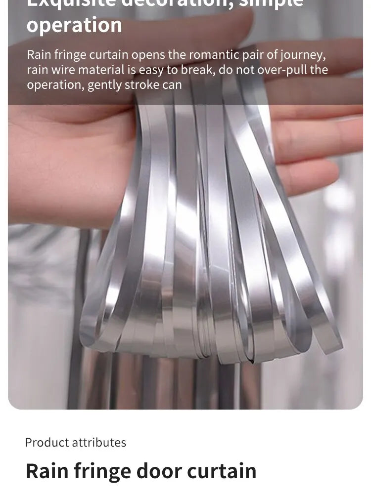 1x2M Silver Rose Gold Rain Tinsel Curtain First Happy Birthday Wedding Decoration Adult Kids Baby Boy Girl 1st One Year Decor