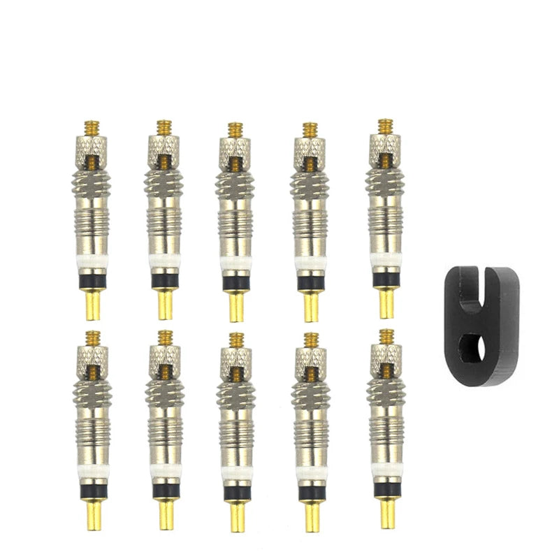 Bicycle Removable Presta Valve Core Bike Replacement Brass Tubeless Core Remover Tool for Tubeless for Road MTB Bike