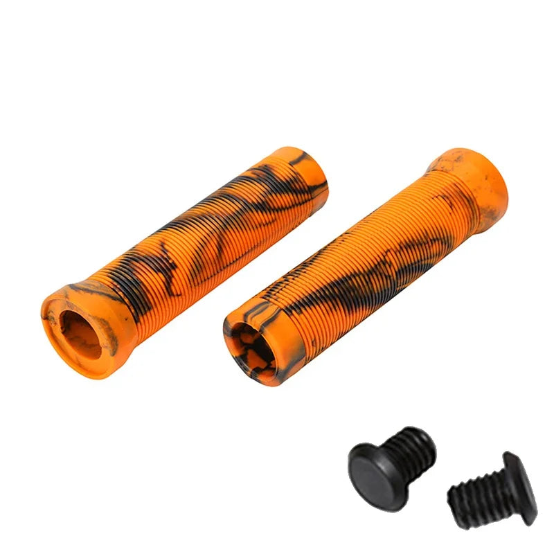 MTB Cuffs Soft Rubber Bicycle Handlebar Grips Waterproof Mountain Bike Grips Dustproof Bike Handles Non-slip MTB Grip