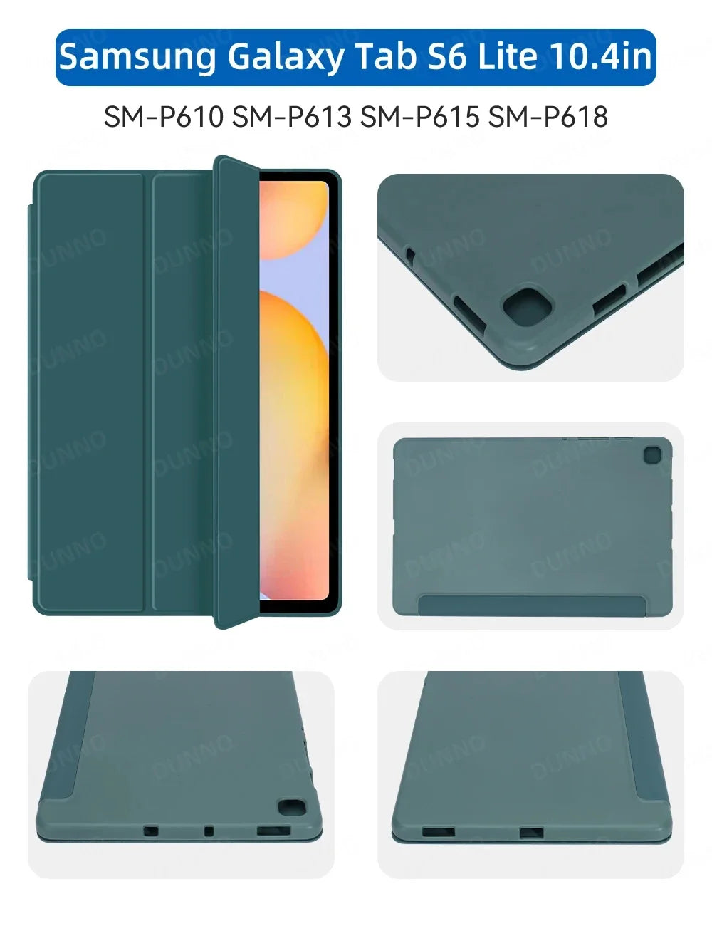 Case Fit Samsung Galaxy Tablet Case for S6 lite Tab A9 A8 A7 S7 S8 S9 and Plus FE Smart Auto Sleep Wake Function Silicone Cover