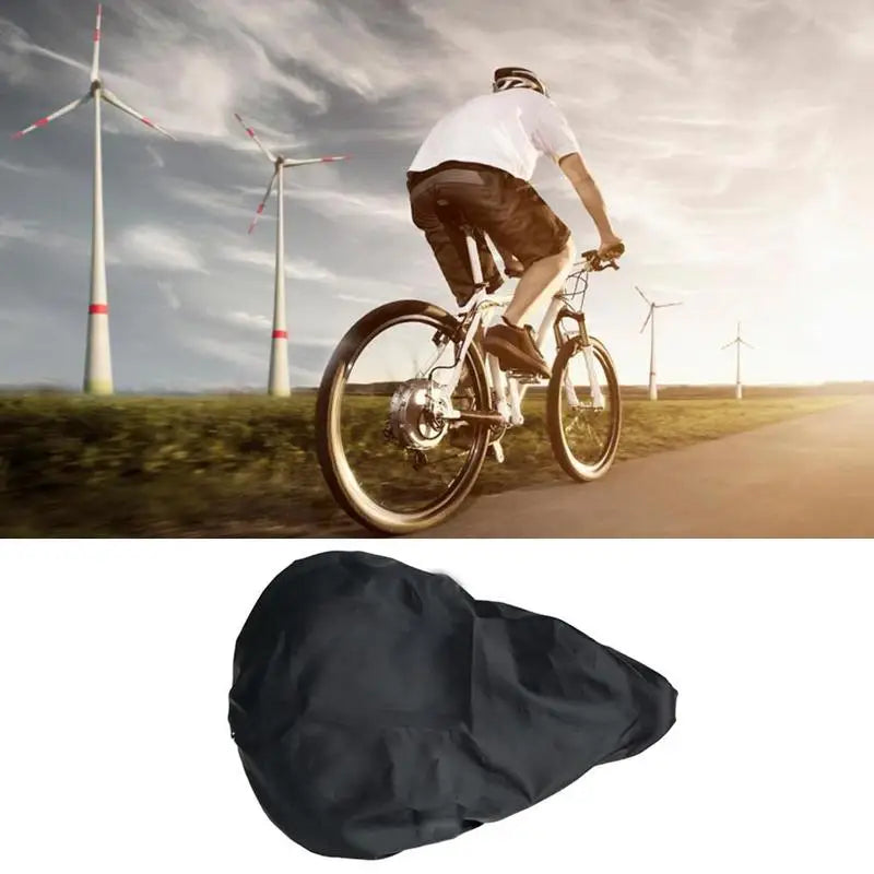 Waterproof Bike Seat Cover Rain Cover For Bicycle Saddle Elastic Dust And Rain Resistant Uv Protector Outdoor Bike Accessories