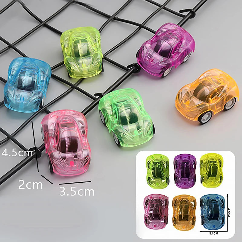 12/30Pcs Pull Back Racer Car Kids Birthday Party Favors Gifts for Guests Pinata Filler Mini Vehicle Model Toys Classroom Prize