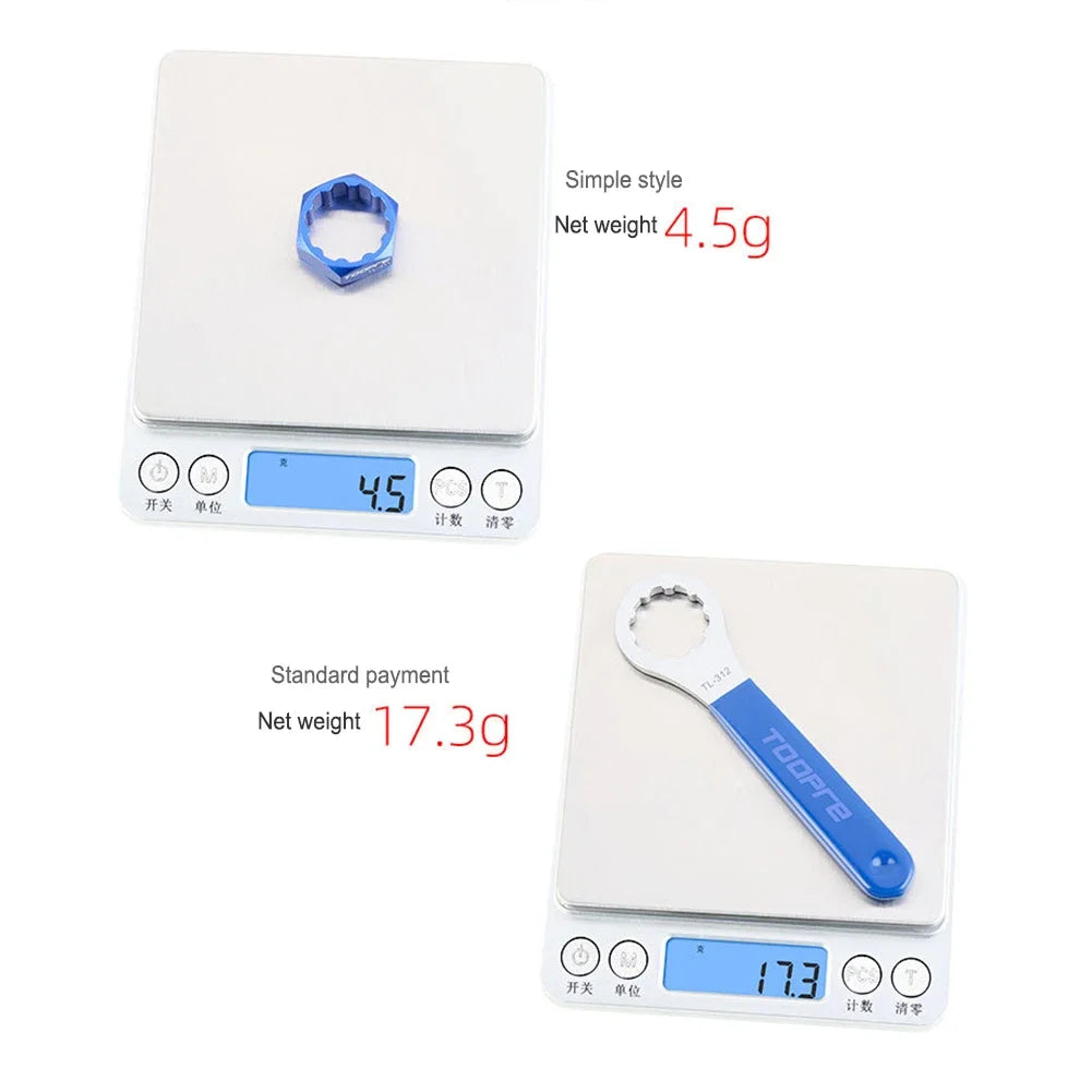 TOOPRE Bicycle Pedal Disassembly Tools Mountain Road Bike Lock Pedal Axle Spindle Shaft Installation Removal for 10-teeth Pedals